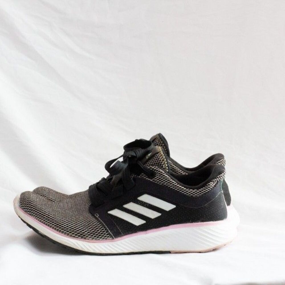 Adidas Women's Edge Lux 3 Athletic Running Sneaker Shoes Comfort Black Pink Sz 6